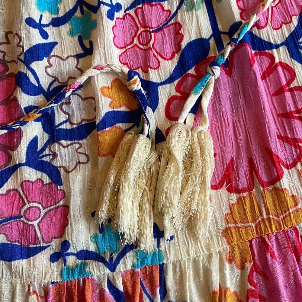Rachel Roy Floral Off Shoulder Dress with Pink and Blue - Picture 11 of 11